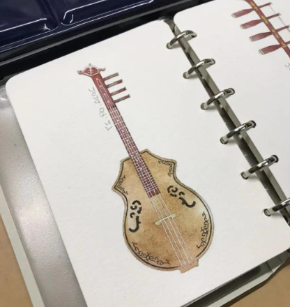 草原遗韵与西方弦歌:火不思与吉他的千年对话