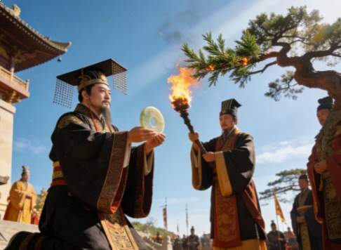 泰山之巅,帝业昭彰:秦始皇封禅,一场叩问天地的千古盛典