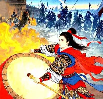 梁红玉擂鼓震江淮:巾帼飒影助战御敌
